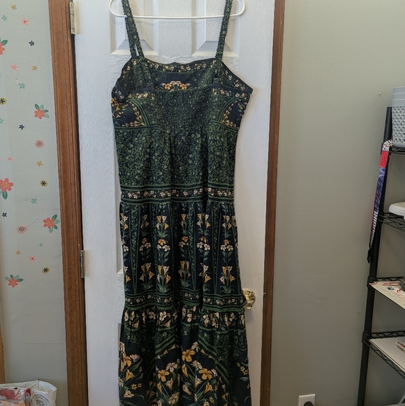 NWT Farm Rio Black Floral Dress, Size XL - Picture 9 of 11
